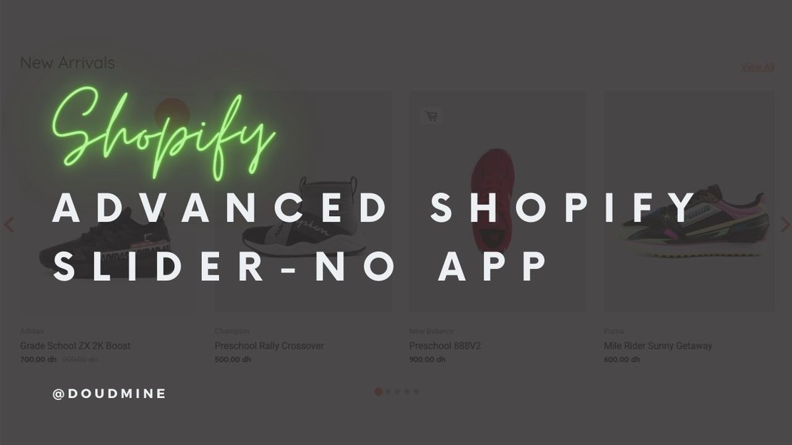 Advanced Slider for your Shopify store